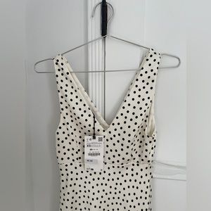 Zara polka dot slip dress